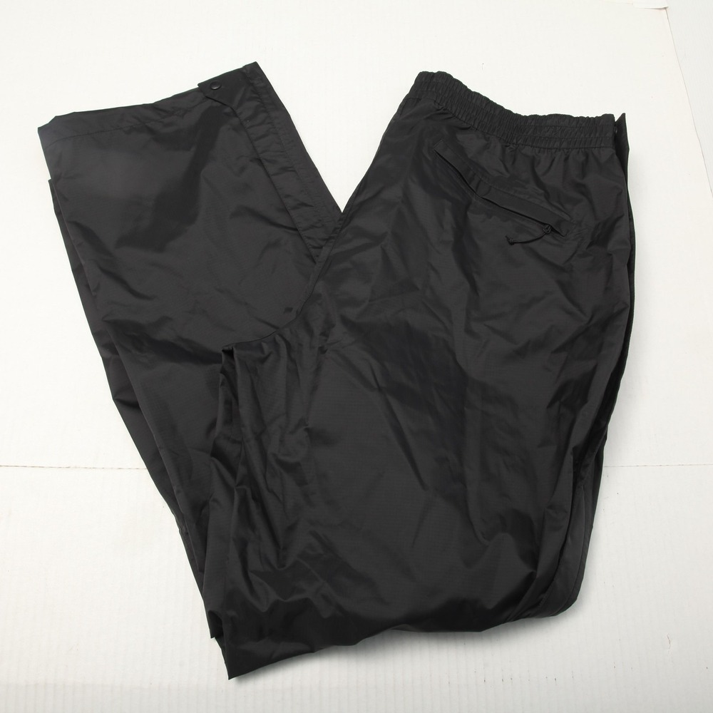 Outdoor Research Apollo Rain Pants Mens 2XL Black Waterproof Hiking Nylon